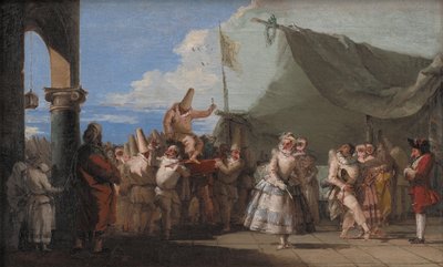 The Triumph of Pulcinella by Domenico Tiepolo